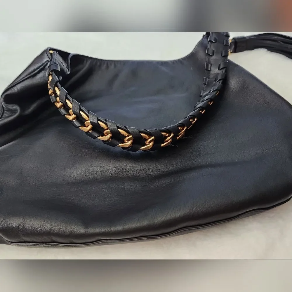 Tory Burch Brooke Hobo Bag with Braided Handle
